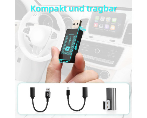 Адаптер Pashlysh для бездротового CarPlay для iPhone