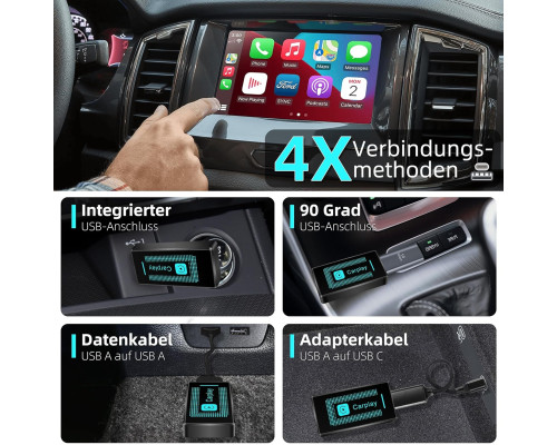 Адаптер Pashlysh для бездротового CarPlay для iPhone