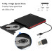 Зовнішній CD-привід Rioddas / портативний USB 3.0 CD/DVD +/-RW привід