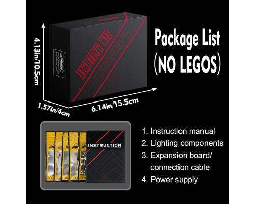 Світлодіодне освітлення для Lego Chrysanthema 10368