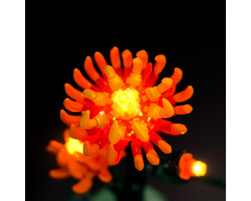 Світлодіодне освітлення для Lego Chrysanthema 10368