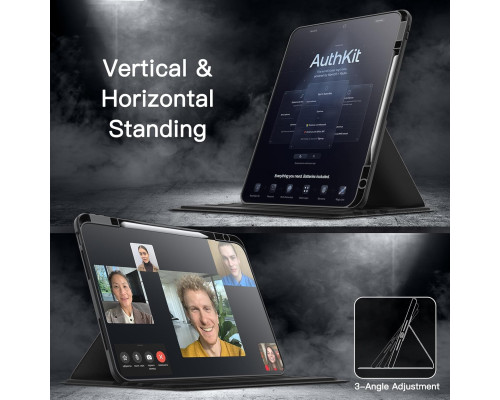 Обертальний чохол JETech для iPad Air (Чорний)