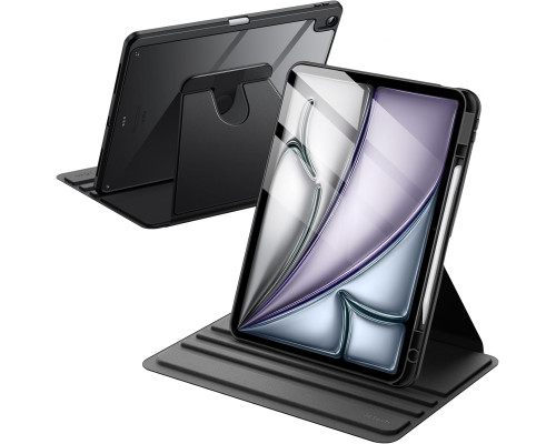 Обертальний чохол JETech для iPad Air (Чорний)