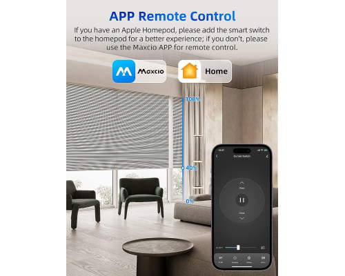 Перемикач для ролети Homekit WiFi Maxcio(Комплект 2шт)