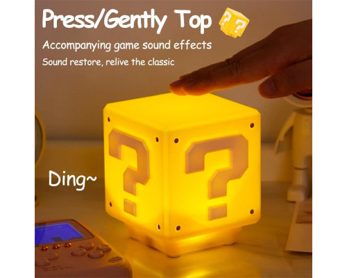Дитячий нічник Gobesty 3D зі звуковими ефектами