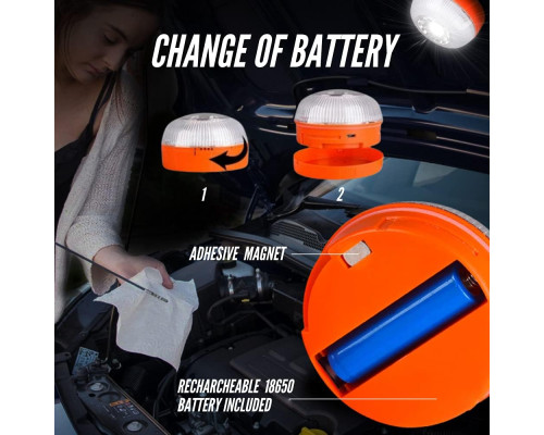 Комплект автомобільних аварійних ліхтарів Magic Select V16 2 шт