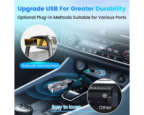 Бездротовий адаптер Oasplus 2-в-1 Mini CarPlay та Android Auto