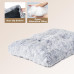 Лежанка для собак EHEYCIGA XL з матрацом та протиковзним дном 105 x 70 x 9 см