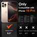 Комплект із 6 захисних плівок для iPhone 16 Pro