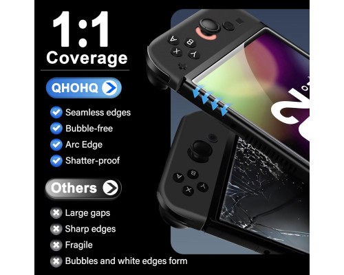 Захисна плівка для екрана QHOHQ для Nintendo Switch Gen 2 2025