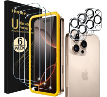 Комплект із 6 захисних плівок для iPhone 16 Pro