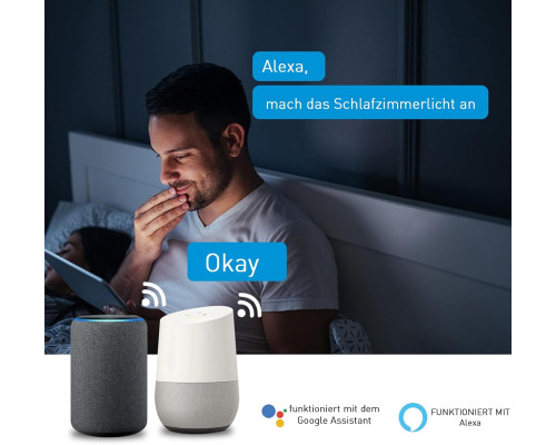 Розумна світлодіодна лампа NGTeco (E27) 10 Вт Google Home