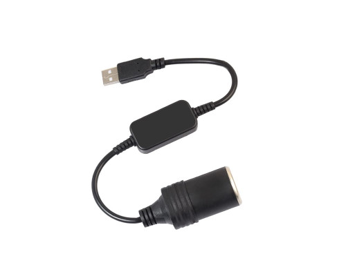 Перехідник 5V USB A для автомобільних прикурювачів