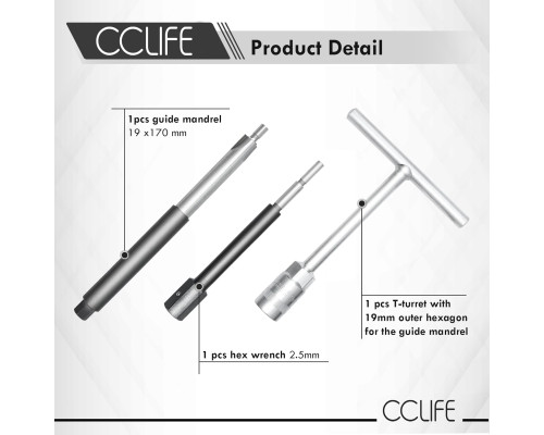 17-компонентна фреза для дизельних інжекторів CCLIFE