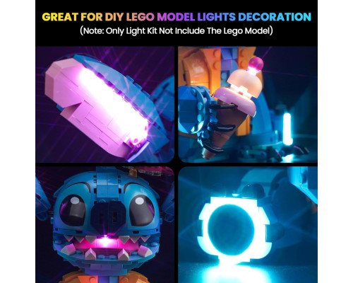 Набір світлодіодних ламп для Lego 43249 Stitch Toy