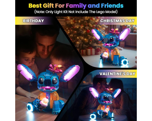 Набір світлодіодних ламп для Lego 43249 Stitch Toy