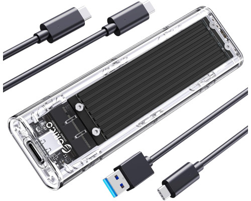 Зовнішній корпус для SSD M.2 NVMe, USB 3.2 Gen 2, 10 Гбіт/с, модель TCM2-Black