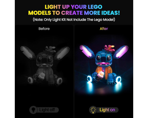 Набір світлодіодних ламп для Lego 43249 Stitch Toy