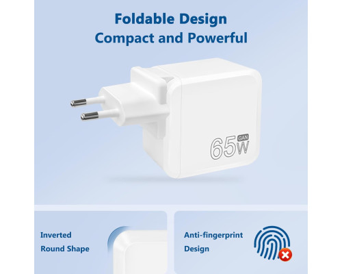 Зарядний пристрій з кабелем USB C 2 м