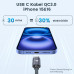 Кабель RAMPOW USB C для заряджання iPhone