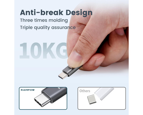 Кабель RAMPOW USB C для заряджання iPhone