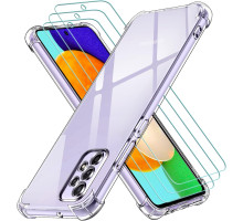 Чохол ivoler для Samsung Galaxy A52 5G / Galaxy A52 4G + 3 шт. загартованого скла