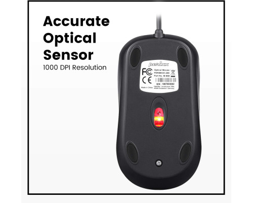 Дротова миша Perixx Perimice-209 P PS2 1000 DPI