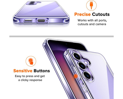 Чохол ivoler 3-в-1 для Samsung Galaxy S24 5G (+2 захисні стікла)