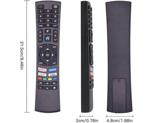 Універсальний пульт дистанційного керування для телевізорів Bush/Vestel та Nordmende Smart TV (RC4391P)