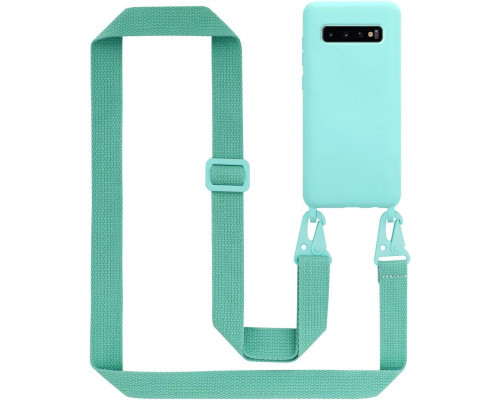 Силіконовий чохол з ремінцем для Samsung Galaxy S10 Plus
