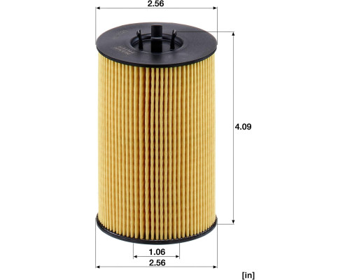 Масляний фільтр MANN-FILTER HU 7020 Z