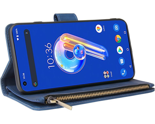 Чохол-гаманець для Asus ZenFone 9 із захисним склом для екрану