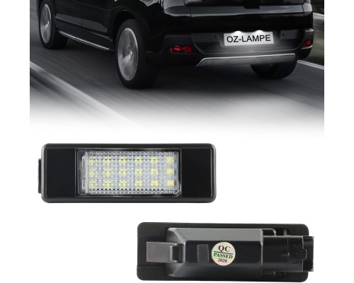 Підсвічування OZ-LAMPE номерного знака сумісні з PEUGEOT (Комплект 2шт)