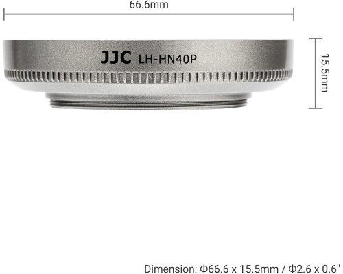 Бленда об'єктива JJC LH-HN40P