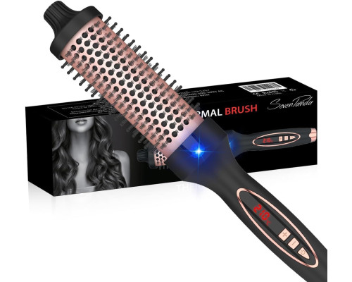 Кругла термощітка SevenPanda 38 мм з керамічно-турмаліновим покриттям