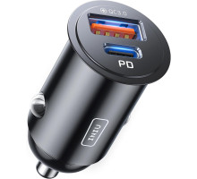 Автомобільний зарядний пристрій INIU, USB-зарядний пристрій для прикурювача, потужність 60 Вт