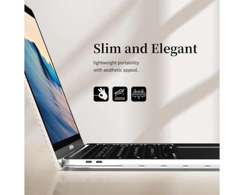 Бежевий чохол для MacBook Air 13,6 дюймів