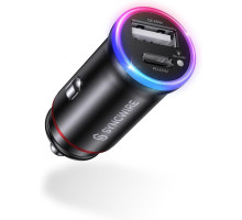 Автомобільний зарядний пристрій SYNCWIRE USB C + USB A