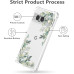 Ударостійкий чохол RALEAVO для Google Pixel 8a з квітковим принтом