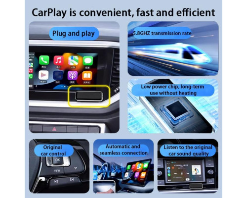 Автомобільний бездротовий адаптер CarPlay для Dacia Duster