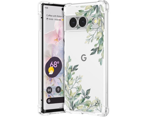 Ударостійкий чохол RALEAVO для Google Pixel 8a з квітковим принтом