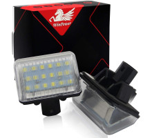 Світлодіодні лампи підсвічування номерного знака WinPower 6000K 18SMD (Комплект 2шт)