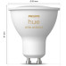 Світлодіодна лампочка з регулюванням яскравості Philips Hue WHITE AMBIANCE GU10/4,2W/230V 2200-6500K (3шт)