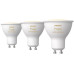 Світлодіодна лампочка з регулюванням яскравості Philips Hue WHITE AMBIANCE GU10/4,2W/230V 2200-6500K (3шт)
