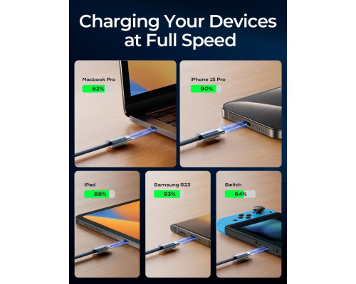 Кабель LISEN USB A - USB C