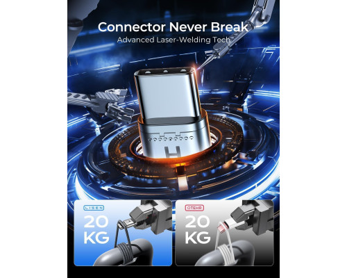 Кабель LISEN USB A - USB C