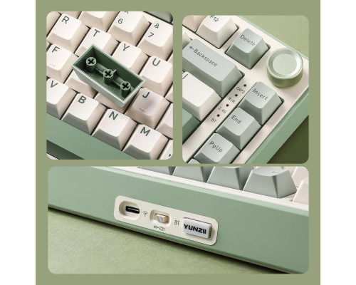 Бездротова механічна клавіатура YUNZII B75 PRO 75%