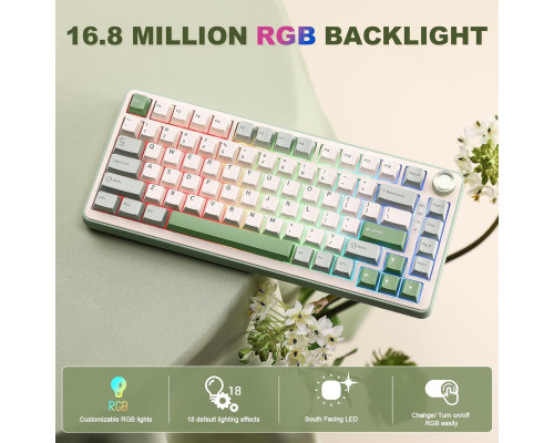 Бездротова механічна клавіатура YUNZII B75 PRO 75%