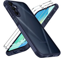 Чохол ivoler 3 в 1 для Samsung A16 5G з двома загартованим склом