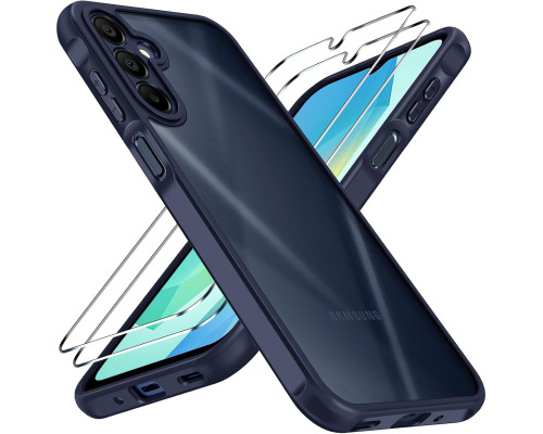 Чохол ivoler 3 в 1 для Samsung A16 5G з двома загартованим склом